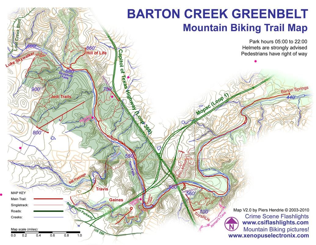 greenbelt mapu Austin